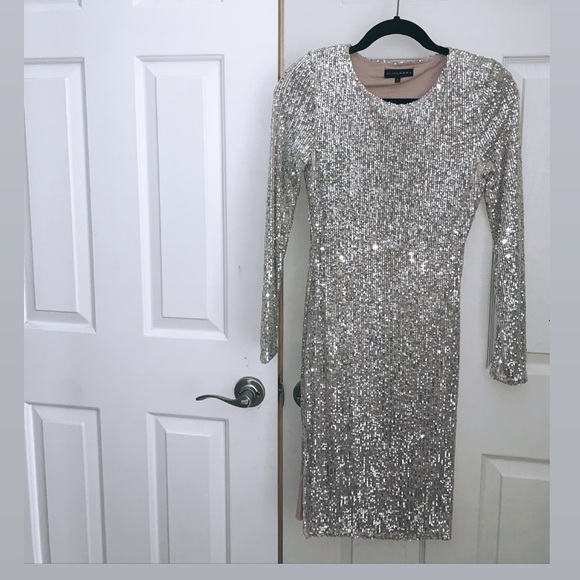 JLUXLABEL Dresses & Skirts - Sequined dress with slit